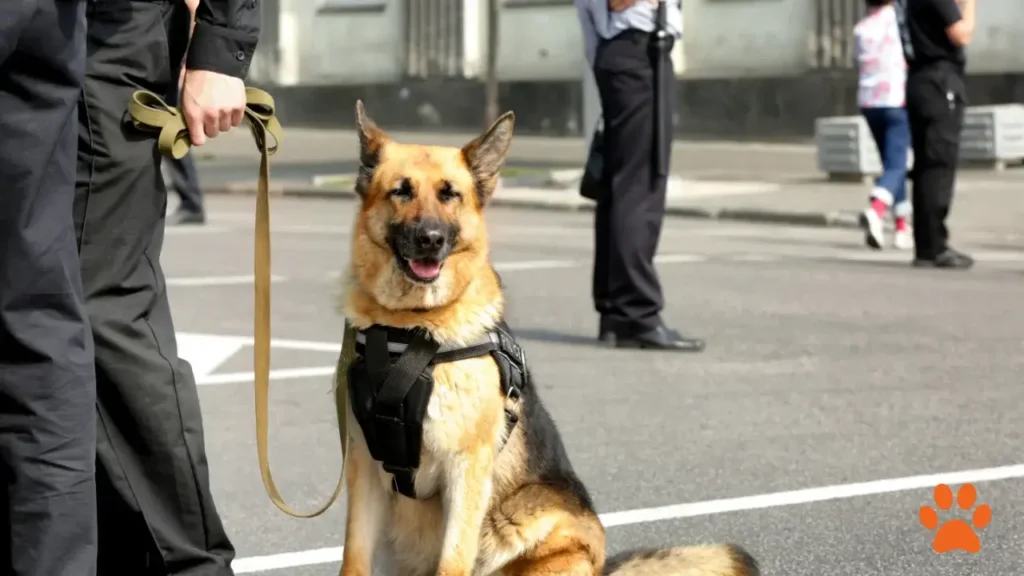 A German Shepherd Police Dog (1)