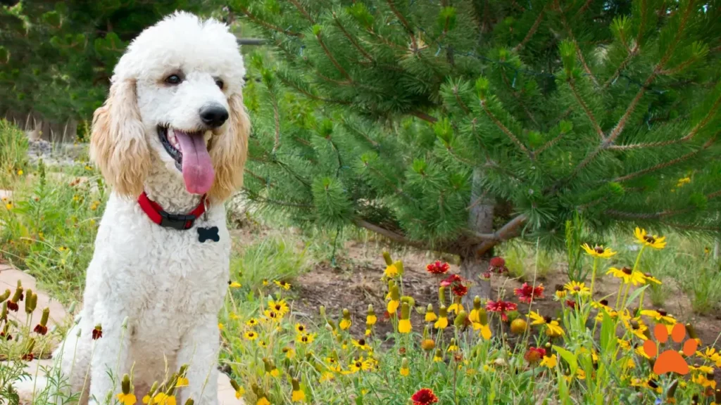 A Standard poodle makes an excellent hiking companion (1)